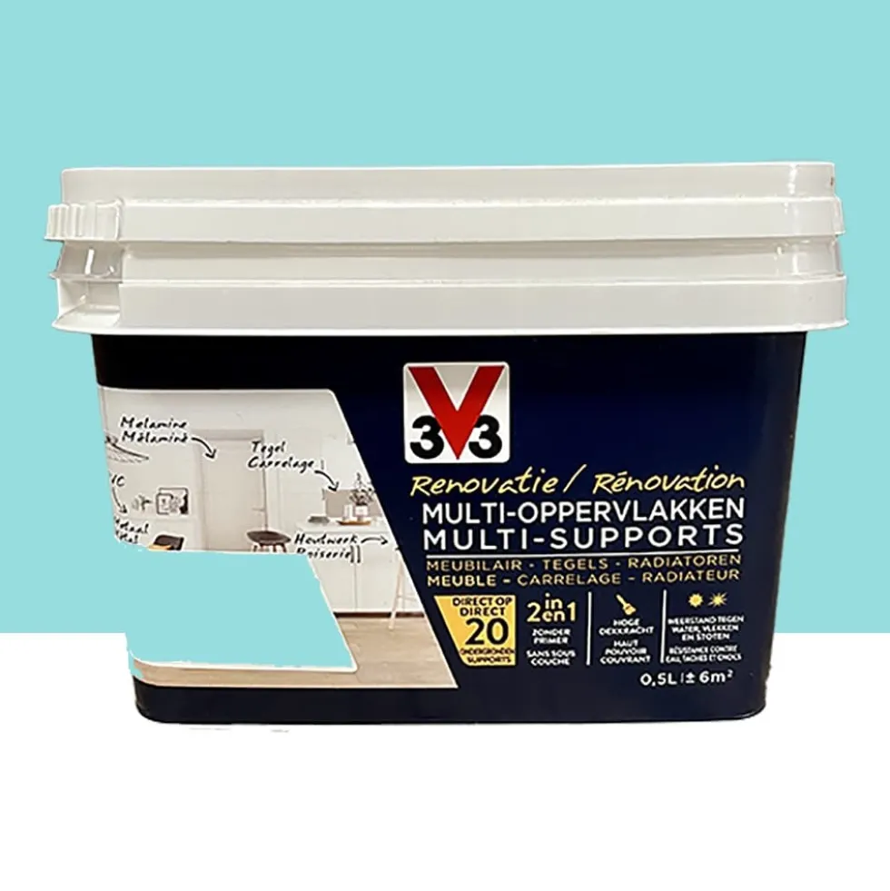 Peinture V33 Rénovation Multi-Supports Bleu nordique