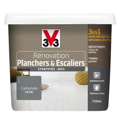 Peinture V33 Rénovation Planchers & Escaliers (Stratifiés-Bois) Carbonate