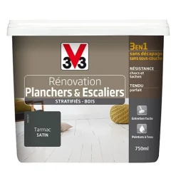 Peinture V33 Rénovation Planchers & Escaliers (Stratifiés-Bois) Tarmac