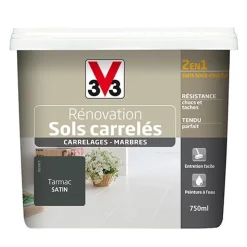 Peinture V33 Rénovation Sols Carrelés (Carrelages - Marbres) 2 en 1 Satin Tarmac