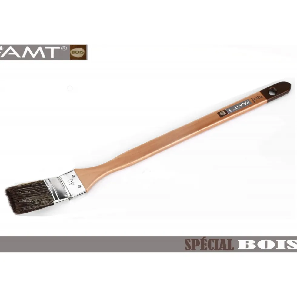 Pinceau accès difficile AMT 40mm Spécial bois (PLB40)