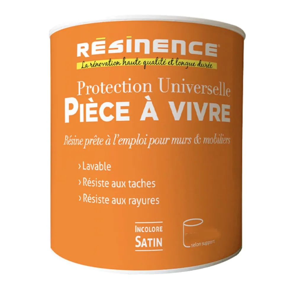 Protection universelle Pièces à vivre RESINENCE Aspect Satin