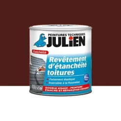 Revêtement d'étanchéité toitures JULIEN Brun rouge