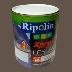 RIPOLIN Lasure XPro3 12ans Brun noir