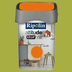 RIPOLIN Peinture Attitude Récup' Vert granny satin 0,75L