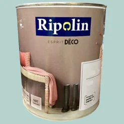 RIPOLIN Peinture Esprit Déco Bleu dragée Mat