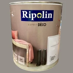 RIPOLIN Peinture Esprit Déco Gris fusain Mat