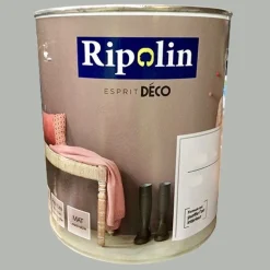 RIPOLIN Peinture Esprit Déco Gris velours Mat