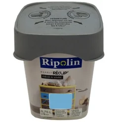 RIPOLIN Peinture Esprit Récup' Pièce à vivre Bleu seventies
