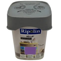 RIPOLIN Peinture Esprit Récup' Pièce à vivre Prune