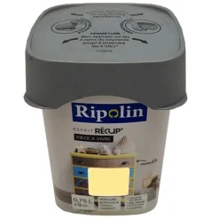 RIPOLIN Peinture Esprit Récup' Pièce à vivre Jaune tendre