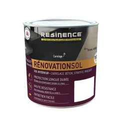Résine colorée RÉSINENCE RénovationSol Blanc