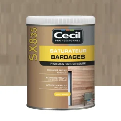 Saturateur Bardages CECIL SX835 Gris métallisé