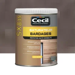 Saturateur Bardages CECIL SX835 Vieilli métallisé