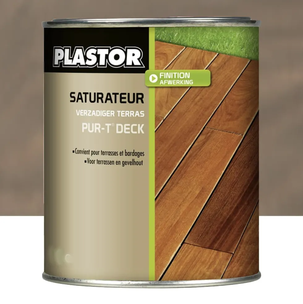Saturateur Plastor PUR-T DECK Bois grisé