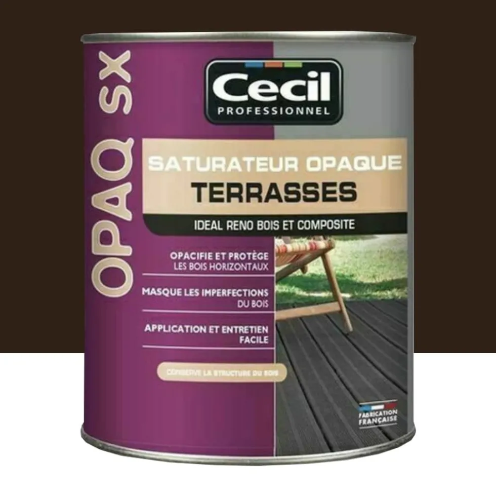 Saturateur Terrasses Cécil OPAQ SX Wengé