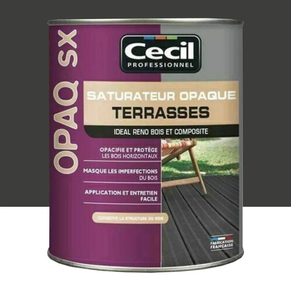 Saturateur Terrasses Cécil OPAQ SX Anthracite