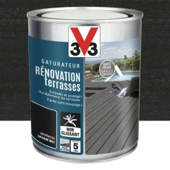 Saturateur V33 Rénovation terrasses Anthracite