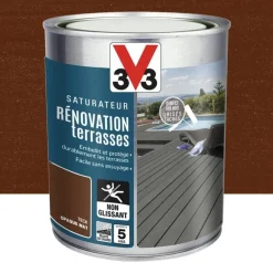 Saturateur V33 Rénovation terrasses Teck