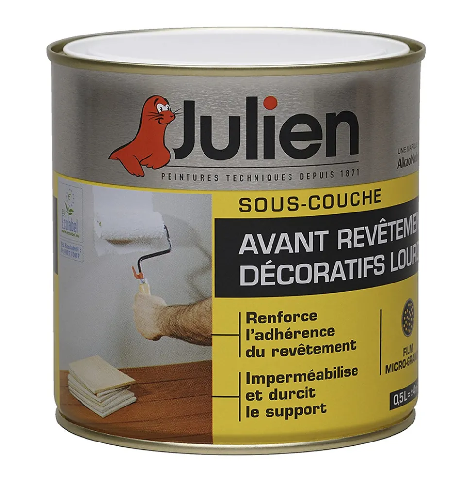 Sous Couche Avant revêtements décoratifs lourds JULIEN