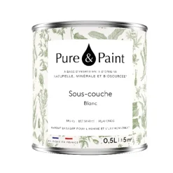 Sous-couche végétale Pure & Paint Blanc