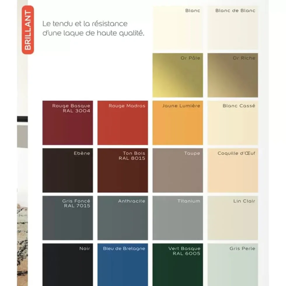 Testeur Laque brillant Dulux Valentine Valénite Titanium