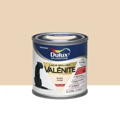Testeur Laque brillant Dulux Valentine Valénite Blanc cassé