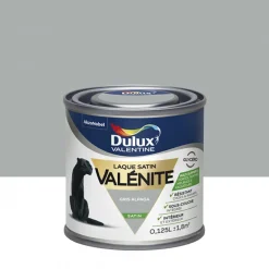 Testeur Laque Satin Dulux Valentine Valénite Gris Alpaga
