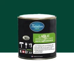 Théodore Laque Antirouille Brillante Vert Basque