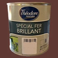 Théodore Peinture Spécial Fer Brillant Rouge Basque