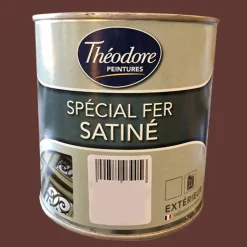 Théodore Peinture Spécial Fer Satin Rouge Basque