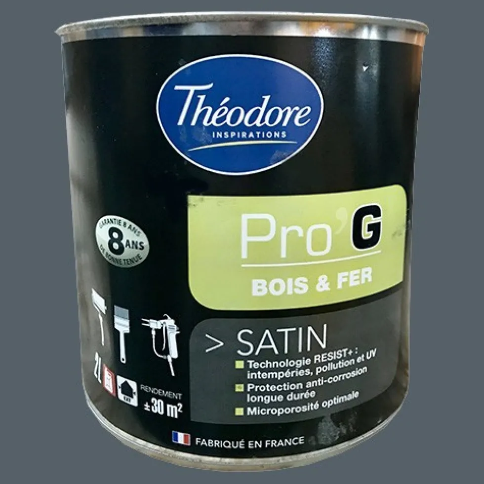 Théodore Pro'G Peinture Bois & Fer Ardoise