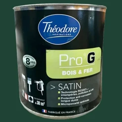 Théodore Pro'G Peinture Bois & Fer Vert jardin