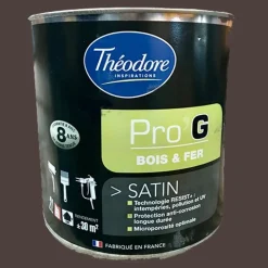 Théodore Pro'G Peinture Bois & Fer Ton bois