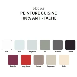 V33 Déco LAB Peinture Cuisine 100% Anti-Tâche Rouge Piment