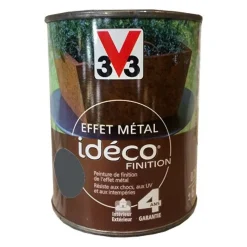 V33 Effet Métal Idéco Finition Fonte brûlée
