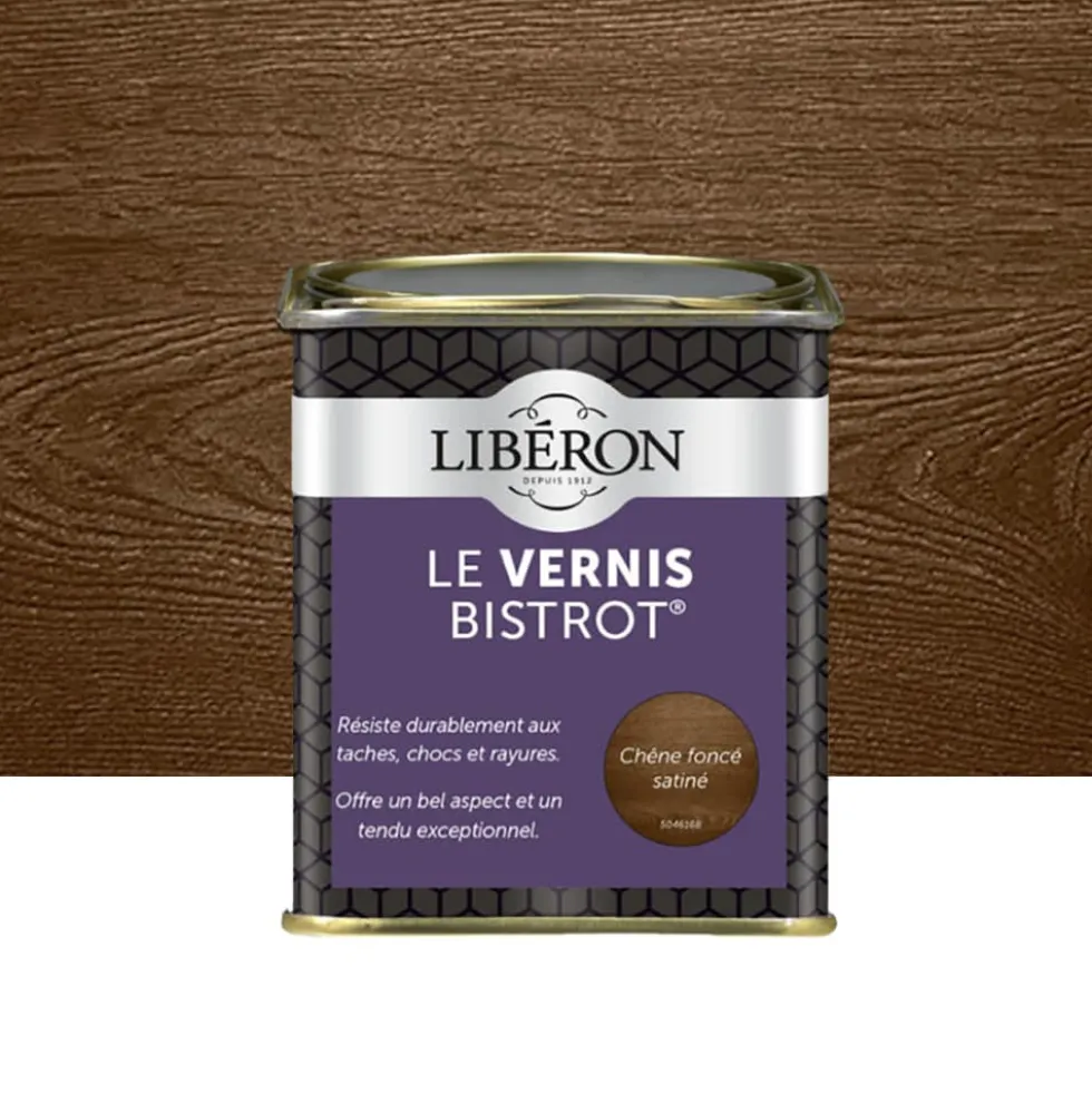 Vernis Bistrot LIBÉRON Chêne foncé Satin