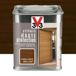 Vernis bois V33 Haute Protection Chêne foncé brillant