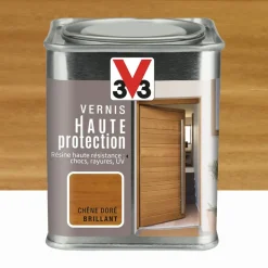 Vernis bois V33 Haute Protection Chêne doré brillant