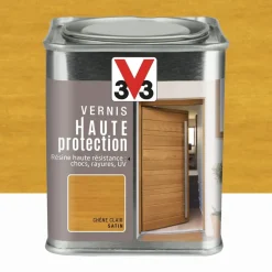 Vernis bois V33 Haute Protection Chêne clair satin