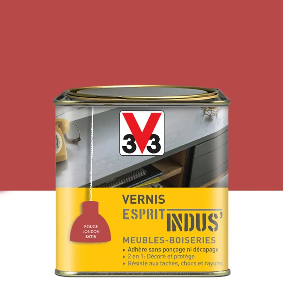Vernis Esprit Indus' V33 Rouge London Satin