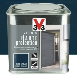 Vernis Haute protection V33 Bleu urbain Brillant