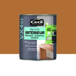 Vernis Intérieur CECIL VX401 Chêne moyen Satin