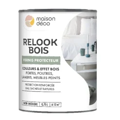 Vernis protecteur Relook Bois Couleurs/Effets Bois Incolore Satin