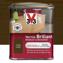 Vernis V33 Meubles et Boiseries Brillant Chêne foncé