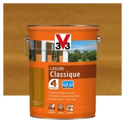 V33 Lasure Classique 4 ans Chêne doré