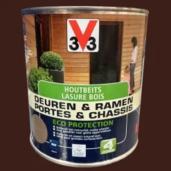 V33 Lasure Portes et chassis 4 ans Eco Protection Cacao