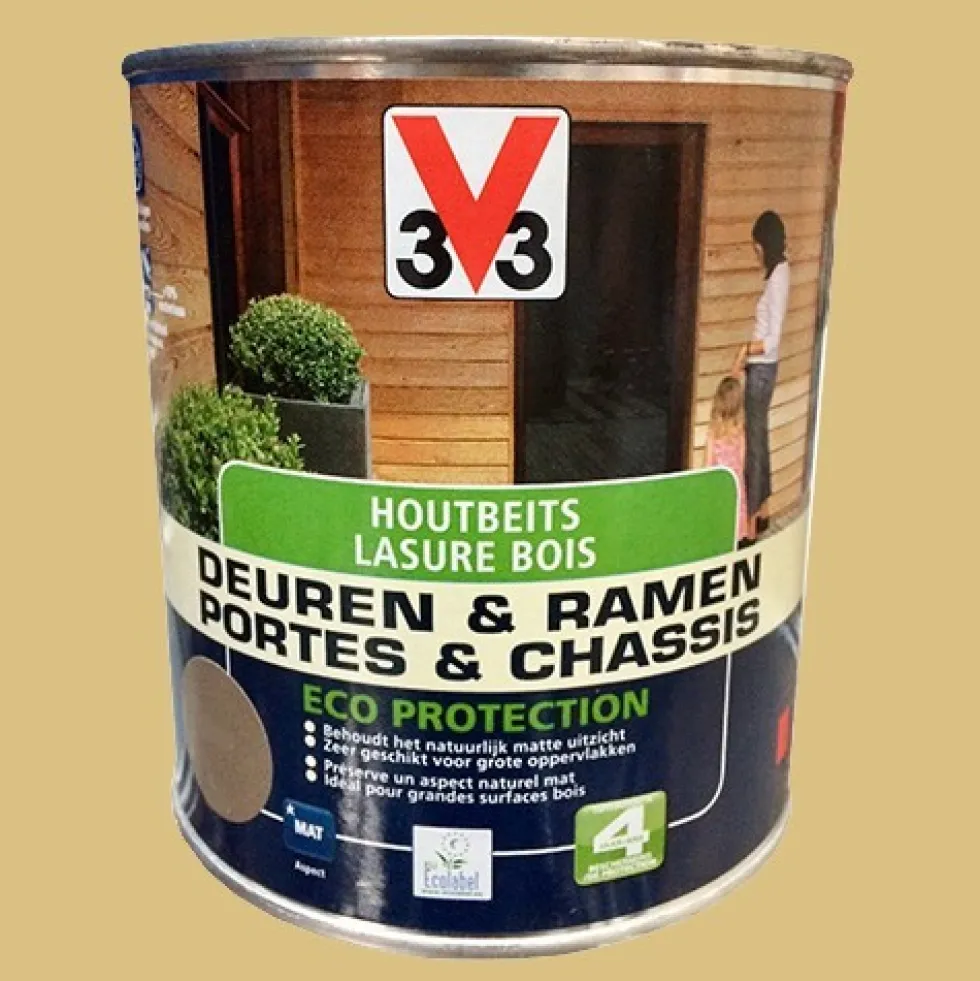 V33 Lasure Portes et chassis 4 ans Eco Protection Naturel