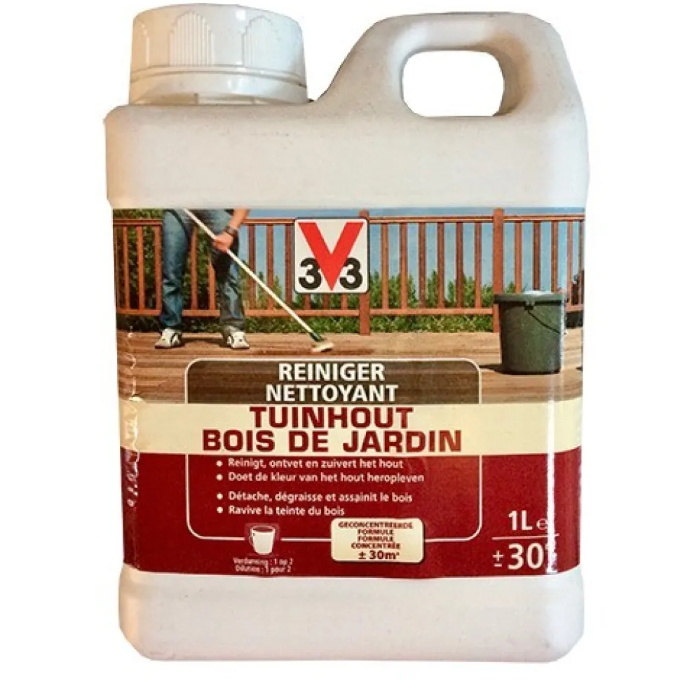 V33 Nettoyant Bois de Jardin