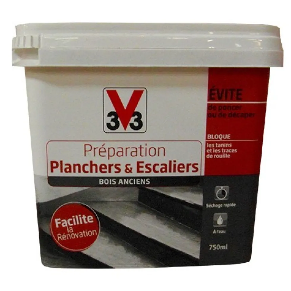 V33 Préparation Planchers & Escaliers (Bois anciens)
